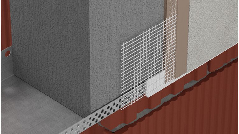 Metall Sockelprofil Netzförmig